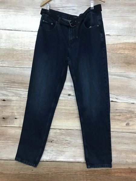 Pierre Cardin Vintage Dark Blue Regular Fit Jeans with Belt Included