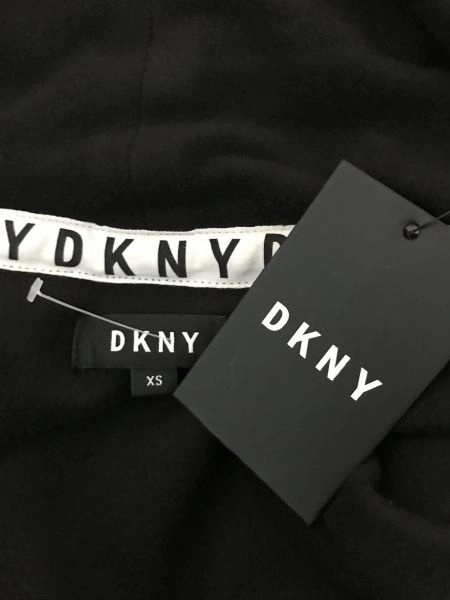 DKNY Black Wrap Style Fleece