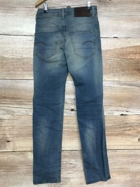 G-Star Raw Blue Slim Fit Medium Aged Stretch Denim Jeans