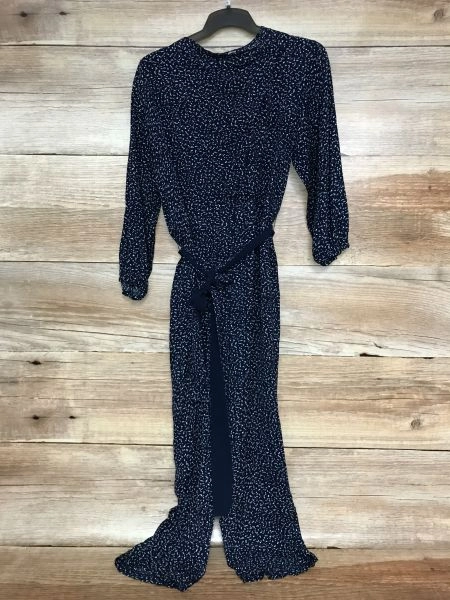 French Connection Navy Wide Leg Jumpsuit