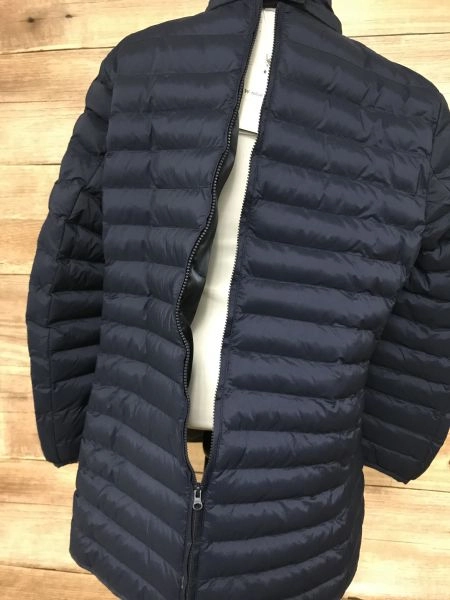 Wombat & Co Navy Pregnancy and Baby Wearing Quilted Coat