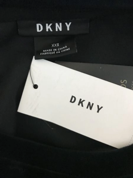 DKNY Black Velour Sweatshirt