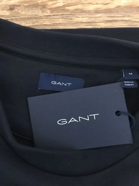 Gant Navy Blue Sweatshirt with Brand Logo on Front