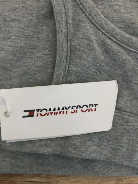 Tommy Sport Grey Sports Bra Top