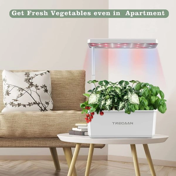 INDOOR SMART GARDEN HYDROPONIC SYSTEM [WHITE]. Grow your own Herbs Veg Fruits etc All year long.