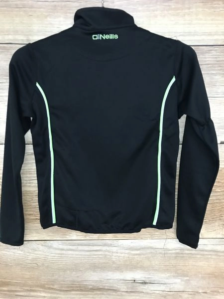 O'Neills Black and Green Long Sleeve Sports Top