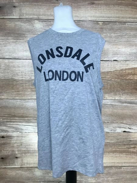 Lonsdale Grey Sleeveless Sports Top