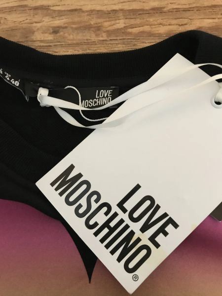 Moschino Black Rainbow Heart Sweatshirt