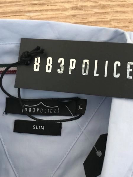 883 Police Blue Short Sleeve Shirt