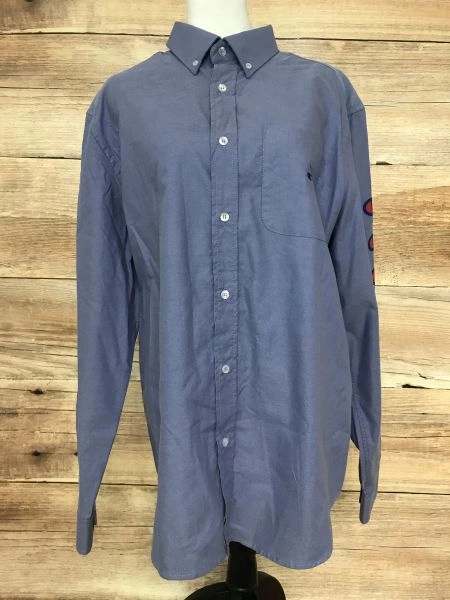 Champion Blue Long Sleeve Shirt with Arm Detail