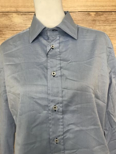 Armani Blue Long Sleeve Shirt