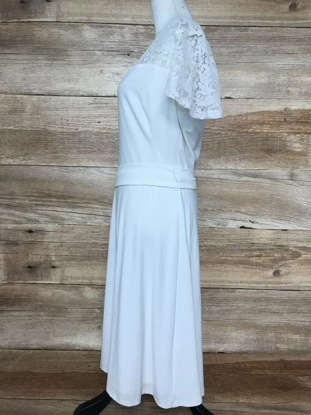 Ralph Lauren White Lace Detail Dress
