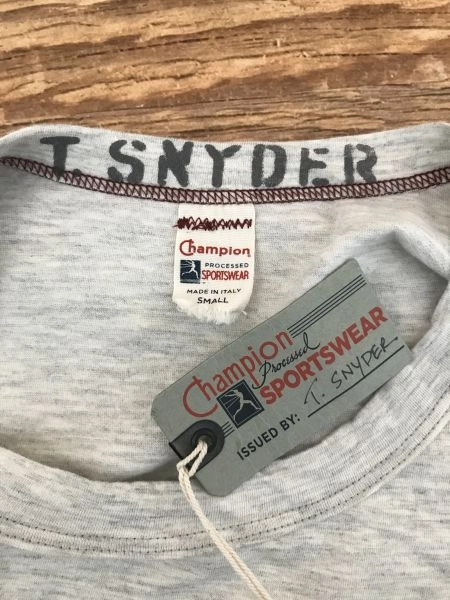 Champion T.Snyder Gray Short Sleeve T-Shirt