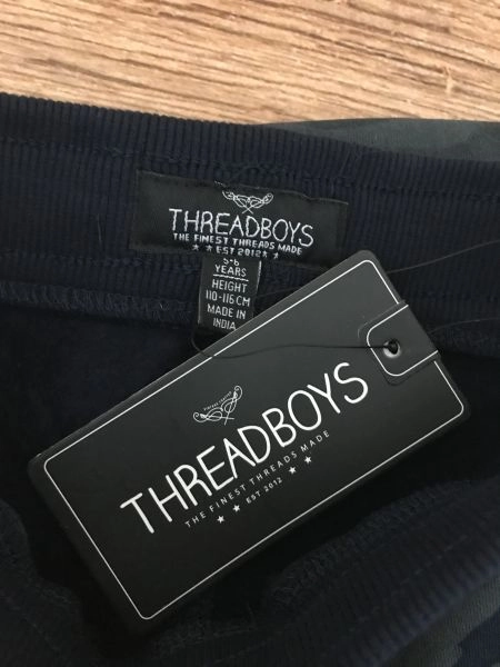 Threadboys Blue Camo Fleece Shorts
