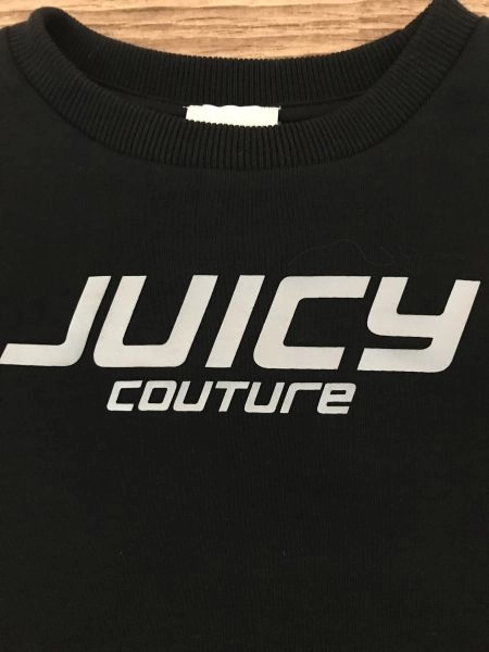 Juicy Couture Black Cropped Length Sweater