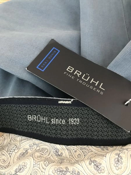 Bruhl Blue Straight Leg Trousers