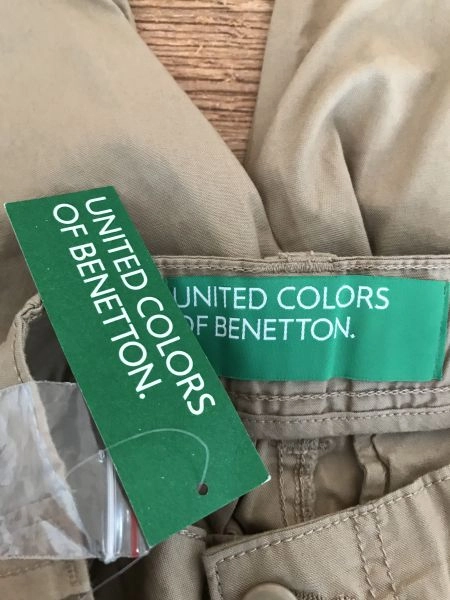 United Colors of Benetton Tan Cargo Shorts