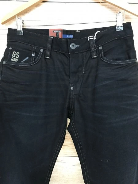 G-Star Raw Black Straight Fit Jeans