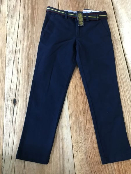 Ralph Lauren French Navy Chino Style Trousers with Belt