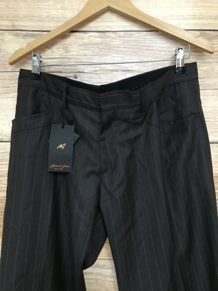 Alessandro Gilles Brown Suit Trousers