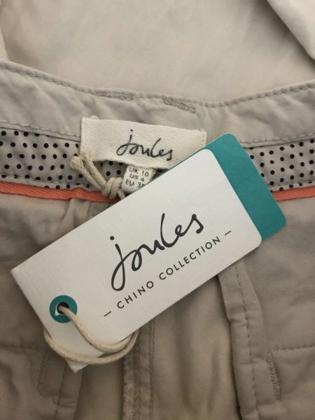 Joules Cream Stretch Cotton Chino Trousers