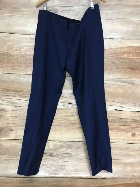 Calvin Klein Indigo/Navy Fitted Suit Trousers