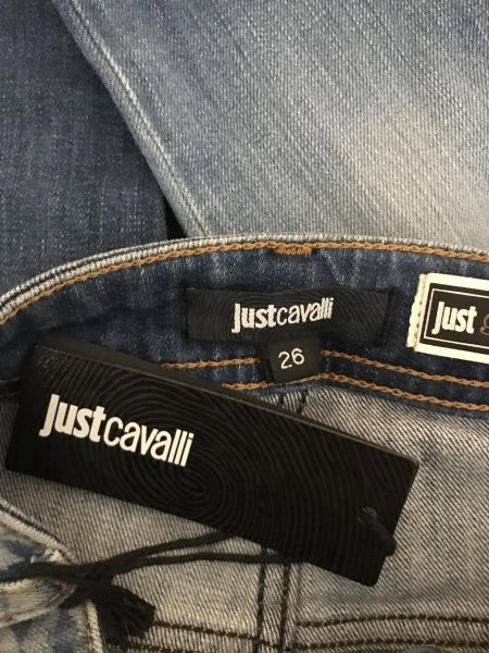 Just Cavalli Blue Straight Cut Jeans