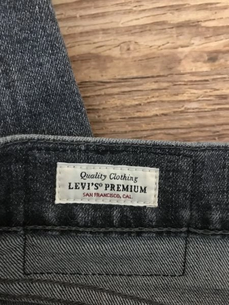 Levi Grey Straight Leg Jeans