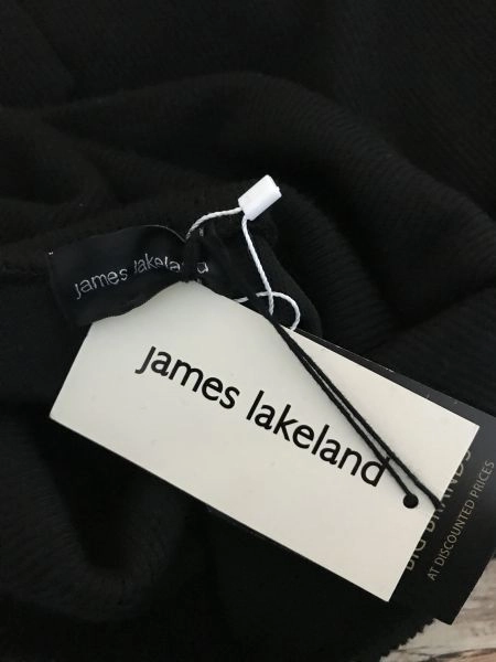 James Lakeland Black Cowl Neck Jumper Dress