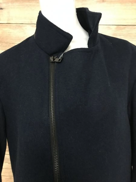 Lee Cooper Fleece Style Coat with Off Centre Zip Design