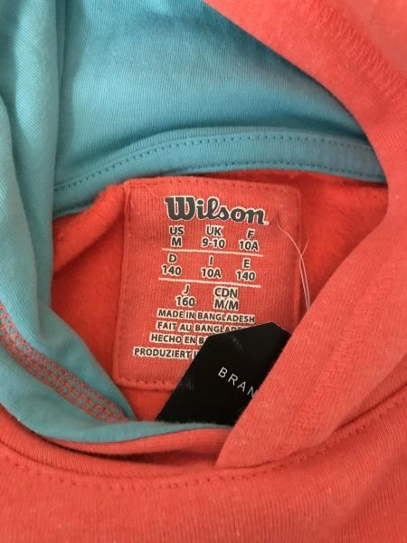 Wilson Orange Hooded Sweatshirt