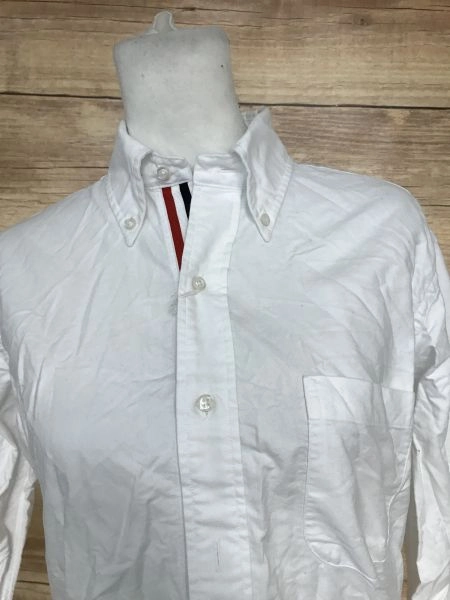 Thom Browne White Long Sleeve Shirt