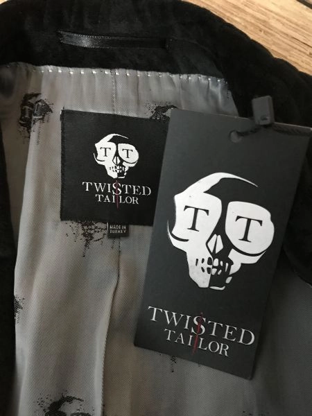 Twisted Tailor Blue Single Breasted Jacket