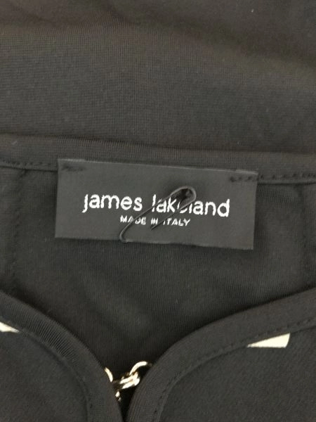 James Lakeland Black and Peach Kimono Style Jacket