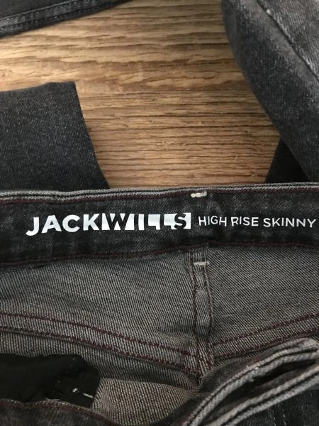 Jack Wills Grey High Rise Skinny Jeans