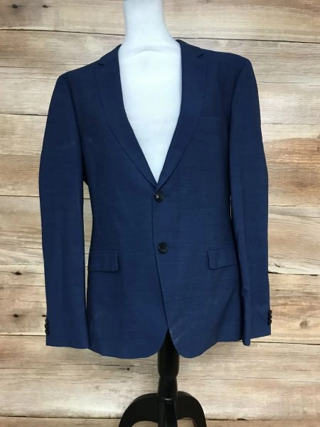 Hugo Boss Blue Extra Slim Fit Suit Jacket