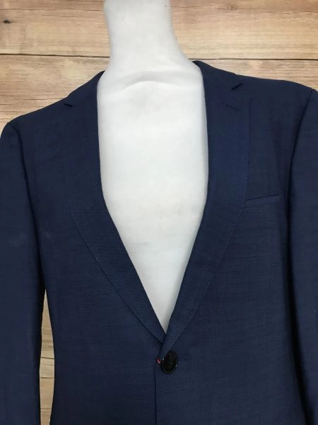 Hugo Boss Blue Extra Slim Fit Suit Jacket