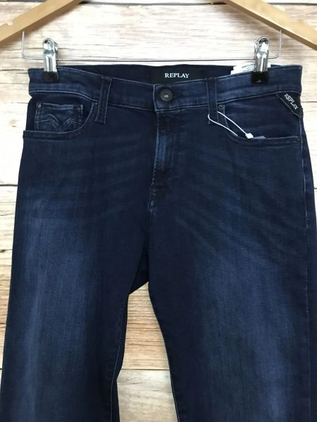 Replay Blue Slim Fit Power Stretch Jeans