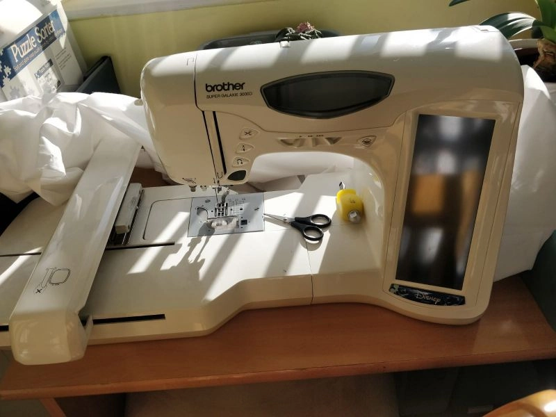 Brother Super Galaxie 3000D Embroidered Sewing Machine with built in Disney Characters and lots of extras included