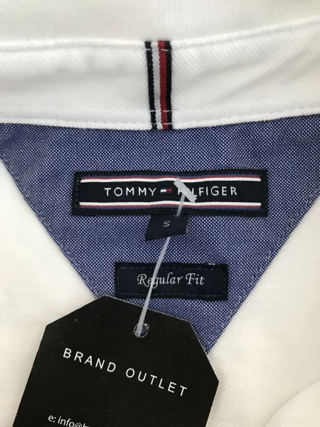 Tommy Hilfiger White Short Sleeve Polo Shirt