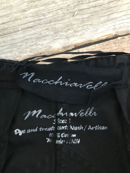 Macchiavelli Black Cargo Style Trousers