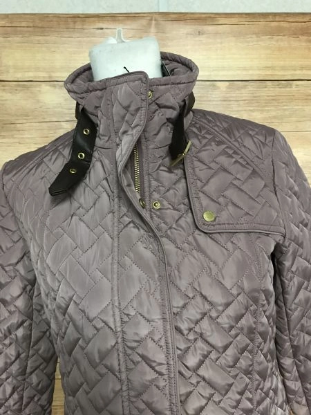 Cole Haan Burgundy Quilted Jacket