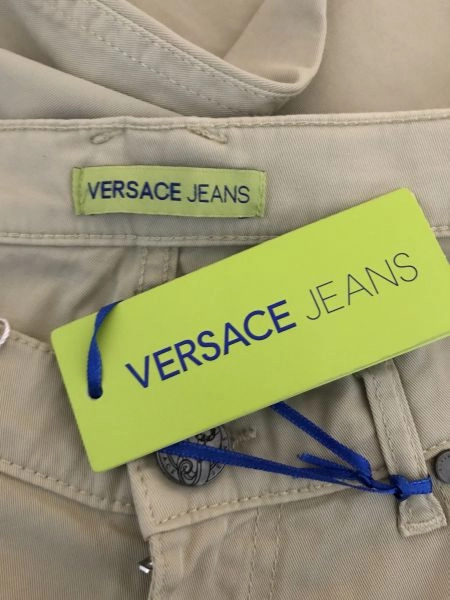 Versace Jeans Regular Fit Tan Trousers