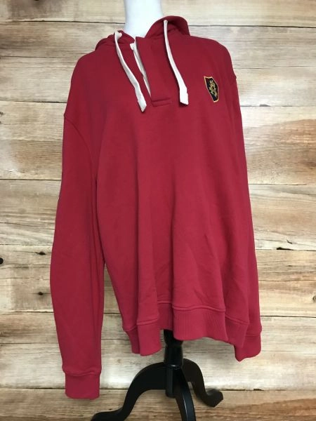 Hurlingham Polo Red Hooded Sweatshirt