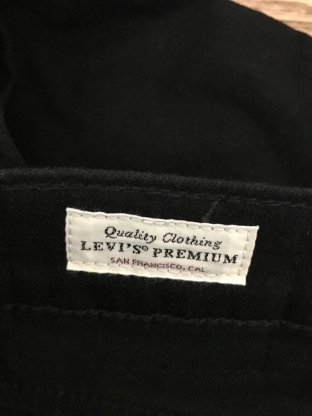 Levi's Black Slim Fit Jeans