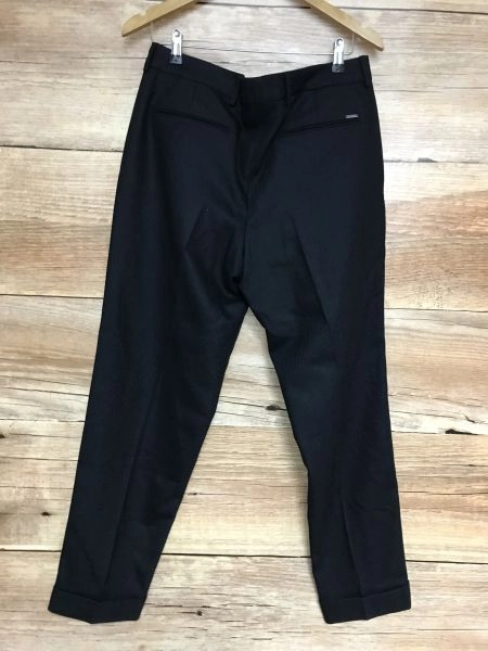 Calvin Klein Black Tapered Fit Suit Trousers