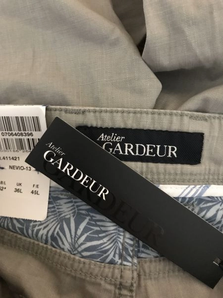 Atelier Gardeur Grey Regular Fit Trousers