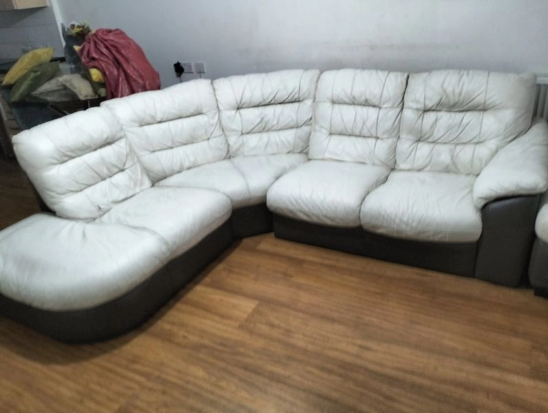White leather corner sofas for sale