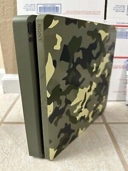 Sony PlayStation 4 Slim [PS4 Slim] - 1TB - Green Camouflage Gaming Console