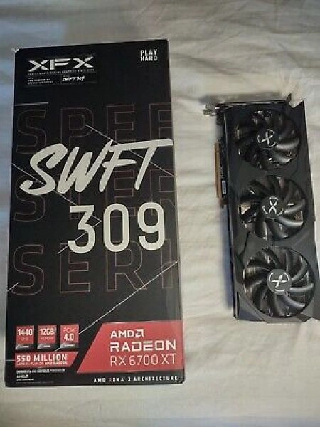 XFX Radeon RX 6700 XT SPEEDSTER SWFT 309 12GB GDDR6 Graphics Card